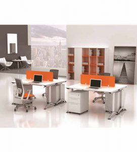 屏风隔断办公桌3