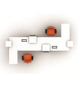 屏风隔断办公桌12